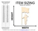 Unfinished Wood Soldier With Flag Shape | DIY Craft Cutout | up to 46" DIY