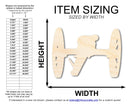 Unfinished Wood Revolutionary Cannon Shape | DIY Craft Cutout | up to 46" DIY