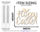 Unfinished Wood Hoppy Easter Shape | DIY Craft Cutout | up to 46" DIY