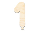 Unfinished Wood Balloon Number 1 Shape | DIY Craft Cutout | up to 46" DIY