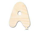 Unfinished Wood Balloon Letter A Shape | DIY Craft Cutout | up to 46" DIY