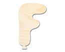 Unfinished Wood Balloon Letter F Shape | DIY Craft Cutout | up to 46" DIY