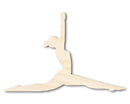 Unfinished Wood Yoga Monkey Pose Shape | DIY Craft Cutout | up to 46" DIY