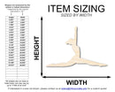 Unfinished Wood Yoga Monkey Pose Shape | DIY Craft Cutout | up to 46" DIY