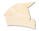 Unfinished Wood Motorcycle Helmet Shape | DIY Craft Cutout | up to 46" DIY