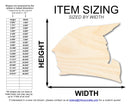 Unfinished Wood Motorcycle Helmet Shape | DIY Craft Cutout | up to 46" DIY