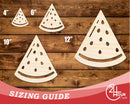 Unfinished Wood Watermelon Slice Shape | DIY Craft Cutout | up to 46" DIY