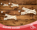 Unfinished Wood Bacon Shape | DIY Craft Cutout | up to 46" DIY