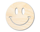 Unfinished Wood Smiley Face Shape | DIY Craft Cutout | up to 46" DIY
