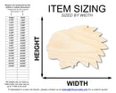 Unfinished Wood Native American Mascot Shape | DIY Craft Cutout | up to 46" DIY