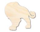 Unfinished Wood Lion Mascot Shape | DIY Craft Cutout | up to 46" DIY