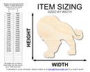 Unfinished Wood Lion Mascot Shape | DIY Craft Cutout | up to 46" DIY