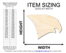 Unfinished Wood Falcon Mascot Shape | DIY Craft Cutout | up to 46" DIY