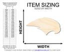 Unfinished Wood Hawk Mascot Shape | DIY Craft Cutout | up to 46" DIY