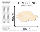 Unfinished Wood Gator Mascot Shape | DIY Craft Cutout | up to 46" DIY