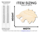 Unfinished Wood Wolf Mascot Shape | DIY Craft Cutout | up to 46" DIY