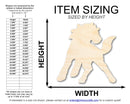 Unfinished Wood Mustang Mascot Shape | DIY Craft Cutout | up to 46" DIY