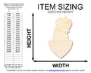 Unfinished Wood Knight Mascot Shape | DIY Craft Cutout | up to 46" DIY