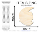 Unfinished Wood Spartan Mascot Shape | DIY Craft Cutout | up to 46" DIY