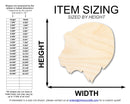 Unfinished Wood Bear Mascot Shape | DIY Craft Cutout | up to 46" DIY