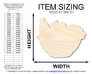 Unfinished Wood Fruit Basket Shape | DIY Craft Cutout | up to 46" DIY