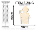 Unfinished Wood Farmer Shape | DIY Craft Cutout | up to 46" DIY