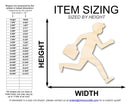Unfinished Wood Business Man Shape | DIY Craft Cutout | up to 46" DIY