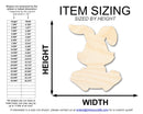 Unfinished Wood Easter Bunny Shape | DIY Craft Cutout | up to 46" DIY