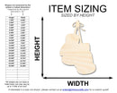 Unfinished Wood Boxing Glove Shape | DIY Craft Cutout | up to 46" DIY