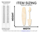 Unfinished Wood Mascara Tube and Wand Shape | DIY Craft Cutout | up to 46" DIY