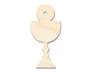 Unfinished Wood Host and Chalice Shape | DIY Craft Cutout | up to 46" DIY