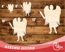 Unfinished Wood Saint Michael Shape | DIY Craft Cutout | up to 46" DIY