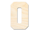 Unfinished Wood Varsity Team Font - O Shape | DIY Craft Cutout | up to 46" DIY