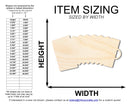 Unfinished Wood Accordian Shape | DIY Craft Cutout | up to 46" DIY