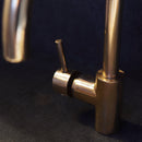 Unlacquered Solid Brass Bathroom Faucet, 360° Degree Brass Faucet