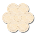 Unfinished Wood Etched Girls Flower Shape | Paint By Line Crafts | up to 30" DIY