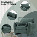Green Oversized Luxurious Accent Chair Living Room
