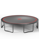YC 14FT trampoline Pumpkin- Black Red- fframe height 90cm