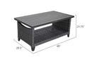 Lassen Wicker Coffee Table