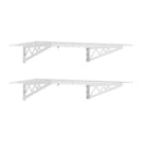 2' x 8' Wall Shelf (with Hooks)