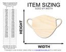 Unfinished Wood Face Mask Shape | DIY Craft Cutout | up to 46" DIY