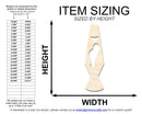 Unfinished Wood Lava Lamp Shape | DIY Craft Cutout | up to 46" DIY