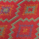 Lhasa Orange & Violet Outdoor Doormat – 24" x 36" Non-Slip, Recycled Plastic