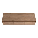 Modern Minimalist Bathroom Cabinet With Soft Close Drawers And Floating Mounting Design