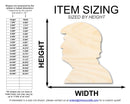 Unfinished Wood Donald J. Trump Shape | DIY Craft Cutout | up to 46" DIY
