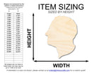 Unfinished Wood Franklin D. Roosevelt Shape | DIY Craft Cutout | up to 46" DIY