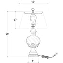 Lovecup Antique Rustic Wood Table Lamp