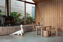 Fluted Round Stool