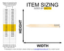 Unfinished Wood Sage Garden Stake | DIY Craft Cutout | up to 24" DIY