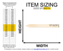 Unfinished Wood Peaches Garden Stake | DIY Craft Cutout | up to 24" DIY